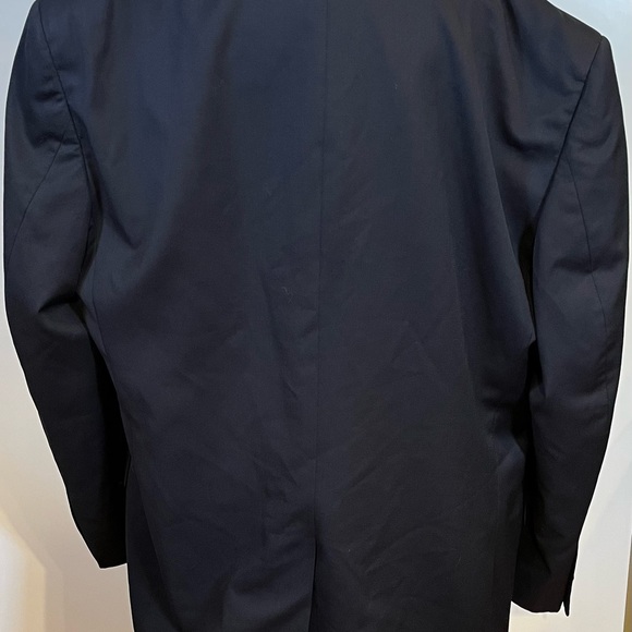 Joesph A. Banks Navy Blue Wool signature gold - Picture 9 of 11